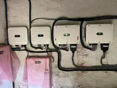 Local technique avec onduleurs photovoltaïques