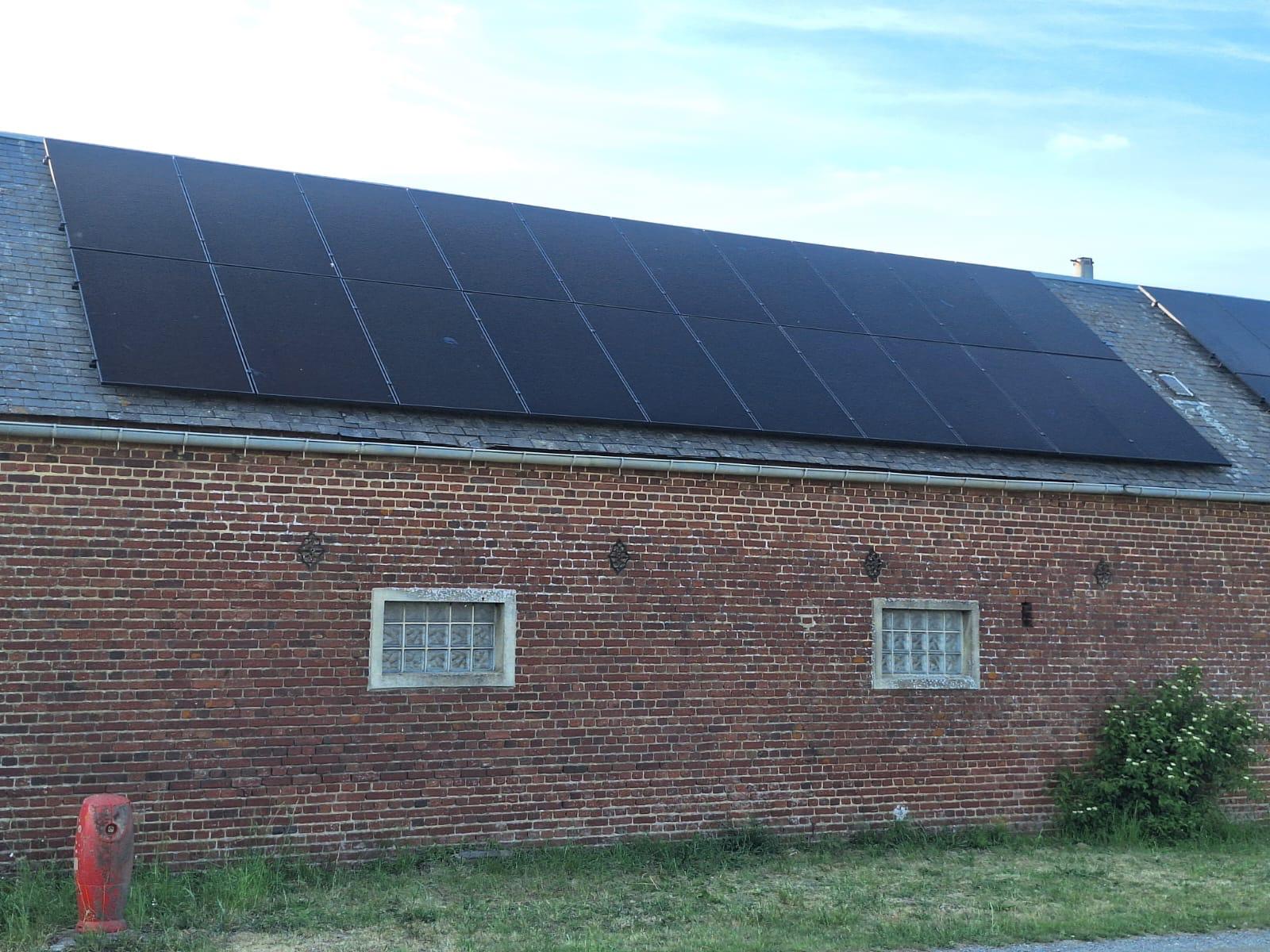 Centrale solaire photovoltaïque sur toiture